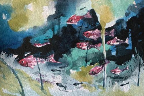 Untitled Composition - 7”x11” - Price on request