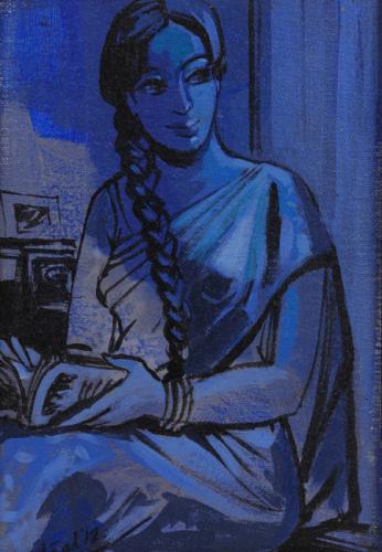 Bengali Lady - 8''x10'' - SOLD
