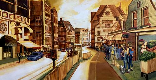 Amsterdam - 24"x 40'' INR 1,00,000/-