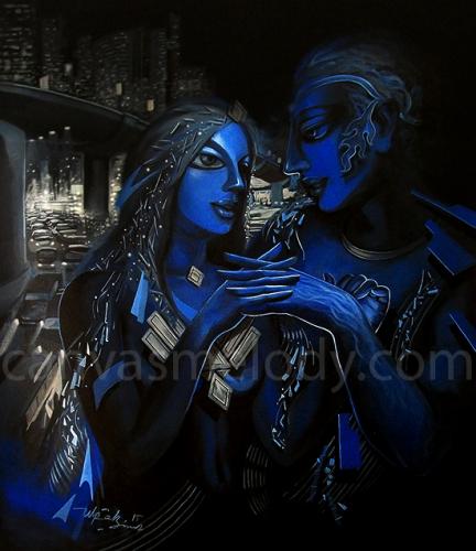 City Lights - 20''x24'' - INR 35000/- 