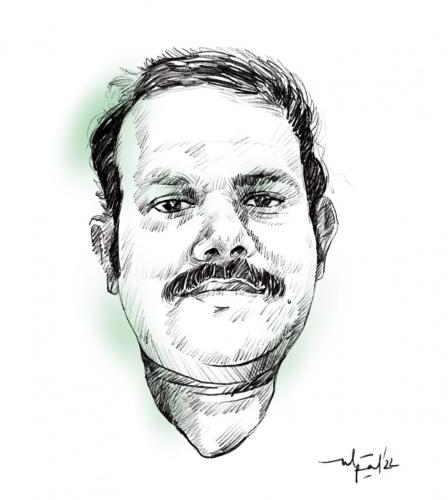 Pencil Sketch - A5 size