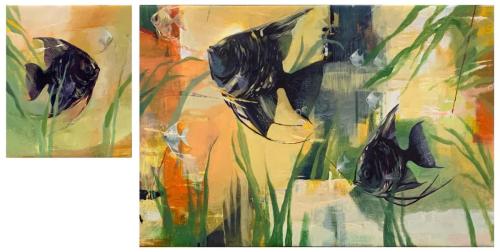 BlackAngles-30"x20" | 12'x15'- Price on request