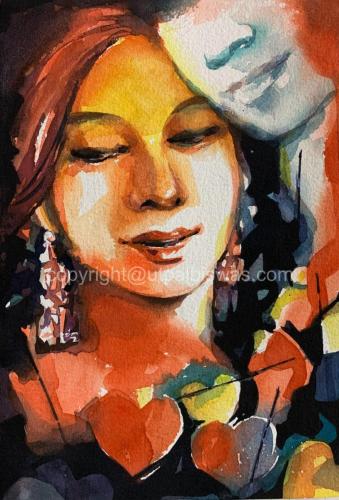 Lovers - 9''x11'' - Price on request