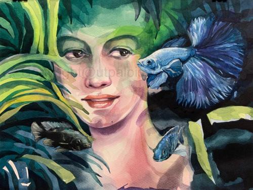 Untitled Composition - 10”x14” - Price on request