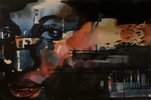 Untitled Composition - 11''X8" - Price on request